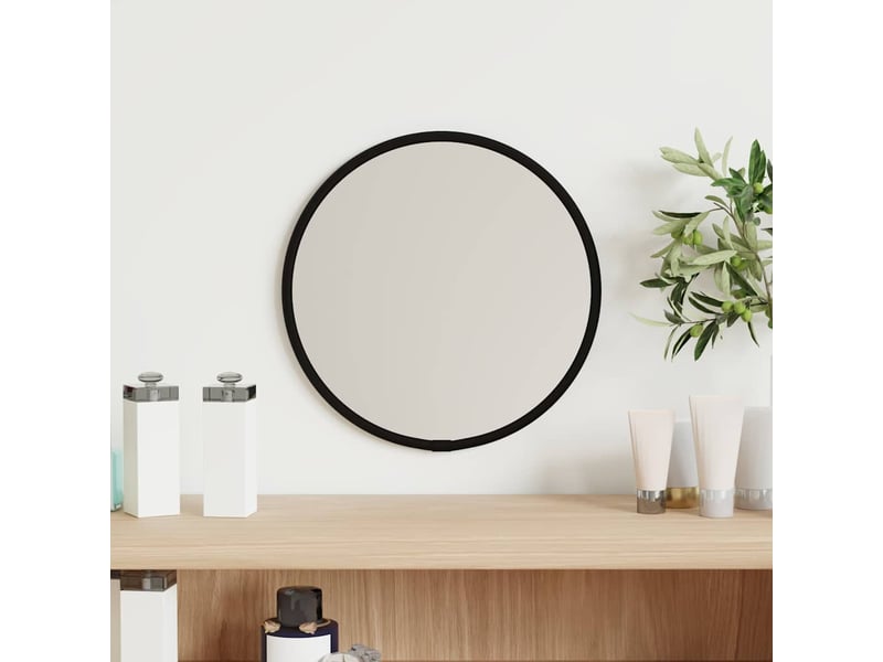 Miroir mural noir ø 20 cm rond cf62858  - Conforama B