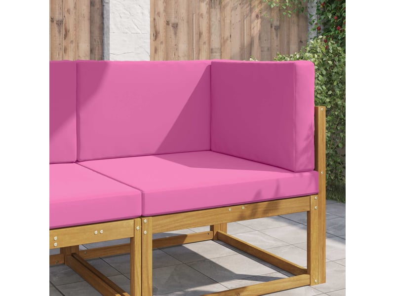  Coussin de canapé d'extérieur, coussin de chaise polyester rose 80 x 80 cm cf54145  - Conforama B
