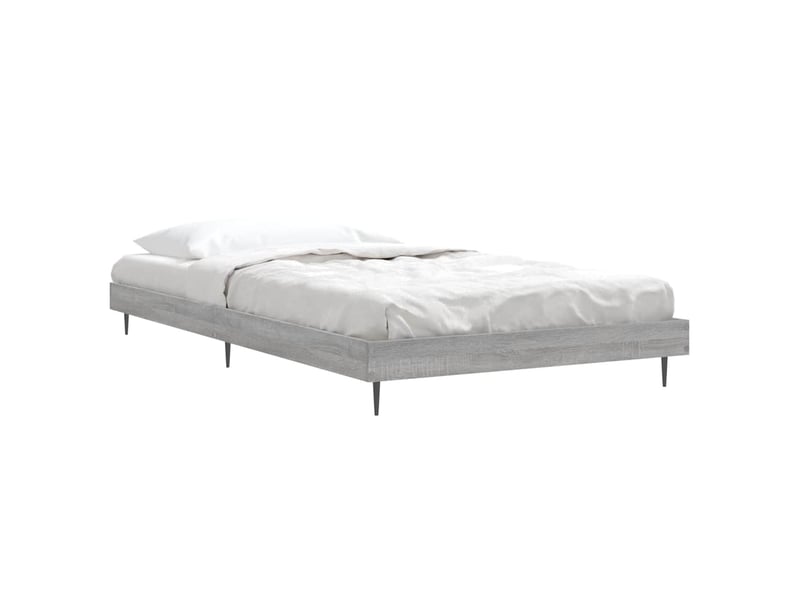  Lit simple- lit adulte -  cadre de lit sans matelas sonoma gris 90x200 cm  - Conforama B