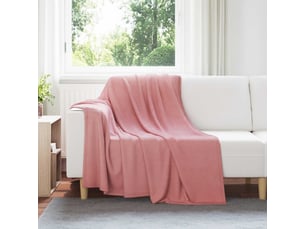 Plaid canapé rose 200x150 cm 0.42 kg polaire