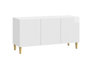 Meuble tv coloris blanc 99 cm <strong></strong>  <strong></strong>