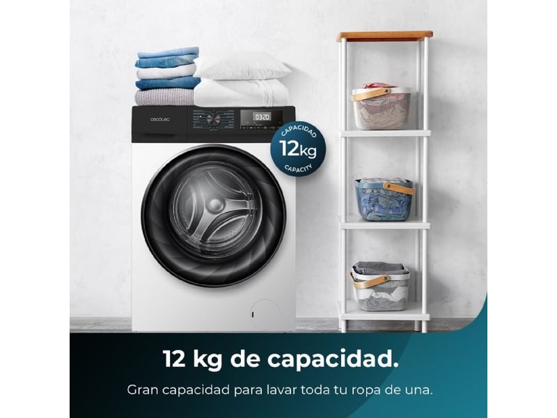 Machine à laver cecotec dresscode 12700 inverter a  - Conforama B