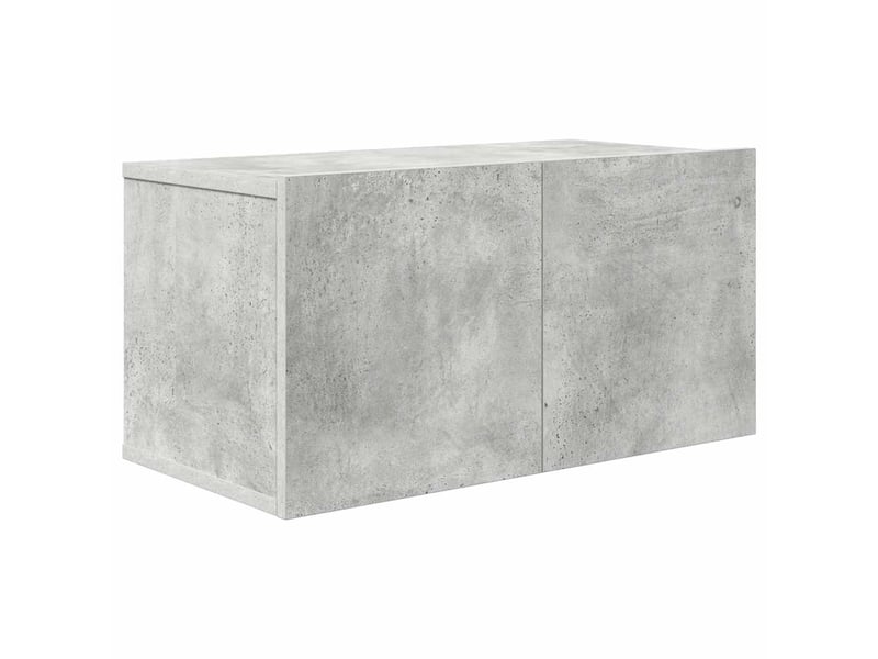  Ensemble de meuble tv - banc tv - meuble de rangement 6 pcs gris béton bois d'ingénierie  - Conforama E