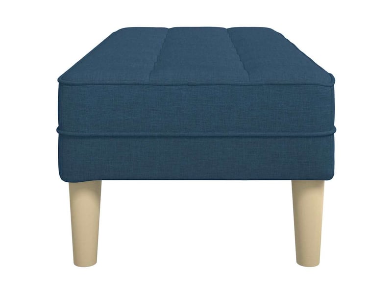  Banc chambre, banc de lit bleu 113x57x39 cm tissu  - Conforama E