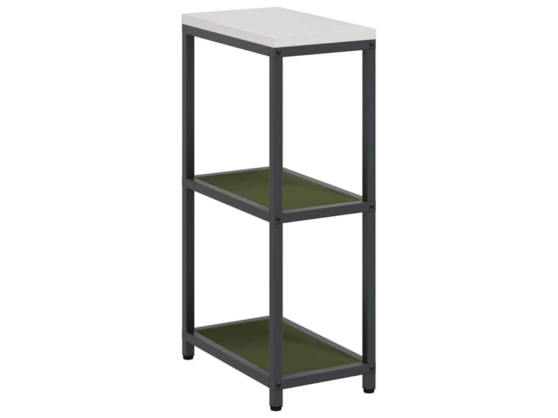  Étagère de cuisine, étagère de rangement hattem vert olive 30x50x92cm acier  - Conforama A