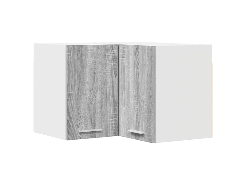  Meuble de rangement, armoire suspendue gris sonoma et blanc 57x57x40cm  - Conforama A