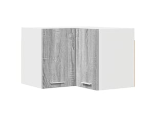 Meuble de rangement, armoire suspendue gris sonoma et blanc 57x57x40cm