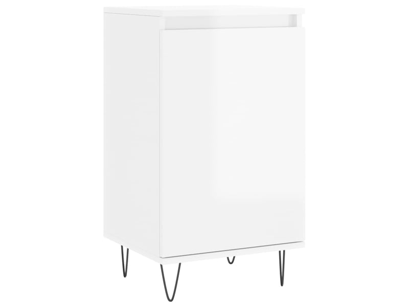  Buffets 2 pcs - bahut - meuble de rangement blanc brillant 40x35x70 cm bois d'ingénierie  - Conforama E