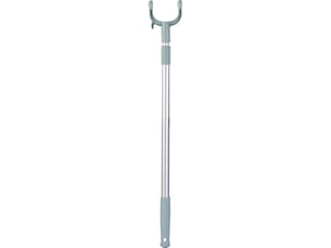 Perche à vêtements télescopique réglable en aluminium avec cintres, tringle à habits extensible pour dressing, lot de 2