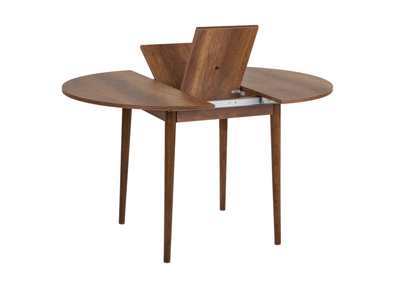  Table extensible bee, extensible, 100x100x75h cm, couleur marron noyer Bee - Conforama D