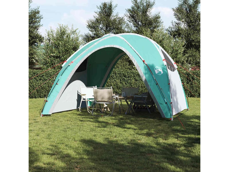  Tente de camping, tente de réception vert imperméable 360x360x219 cm  - Conforama C