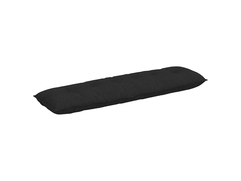 Coussin de dos, coussin de dossier noir 180 x 19 x 50 cm tissu cf54829 - Conforama A