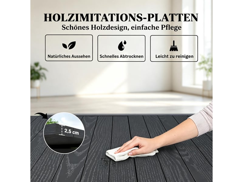 Table de jardin extensible,80x160x75 cm,pour 4 à 6 personnes,aluminium,noir - Conforama D