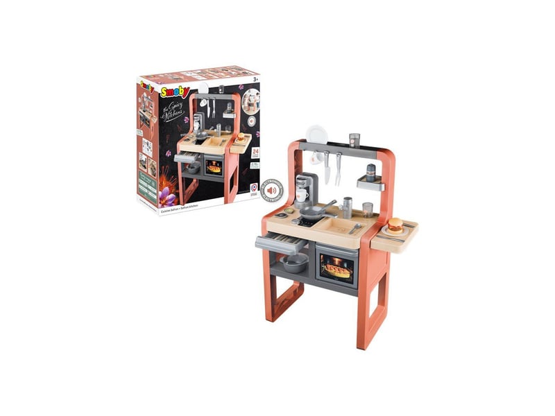  Cuisine jouet electronique saferan kids avec 24 accessoires pour 3 ans SMO3032163118022 - Conforama A