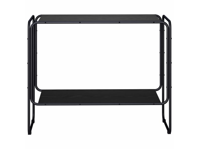  Buffet salon, buffet de rangement chêne noir 93.5x38x75 cm bois d'ingénierie  - Conforama C