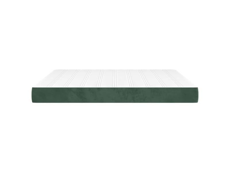  Matelas de lit à ressorts ensachés fermeté moyenne vert foncé 160x200x20 cm  - Conforama D
