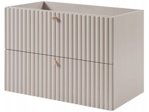 Meuble sous vasque suspendu bello cachemire 80 cm