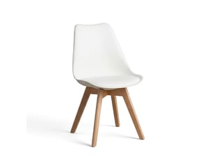 Pack 4 chaises de salle à manger beench blanco 41 x 83 x cm