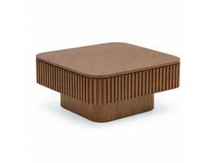 Table basse carré(e) coloris marron KOVIEA  - 75 cmx75 cm