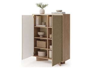 Buffet 2 porte(s) DMORA Hasota - 104 cm coloris marron