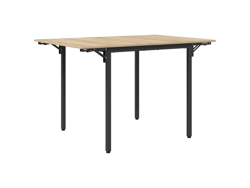 Vidaxl table à manger extensible 120 x 81,5 x 75 cm bois d'ingénierie - Conforama A