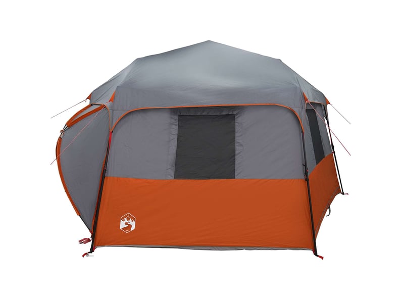 Tente instantanée camping avec auvent 12 personnes et système de libération rapide shl5688 - Conforama E