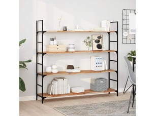 Étagère flottante, panneau de bois 140x30x2 cm acacia massif finition à l'huile cf41577