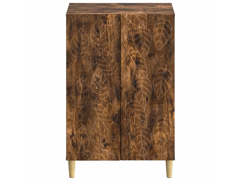  Meuble à chaussures, armoire à chaussures delft 59,5x39,5x90 cm chêne fumé  - Conforama D