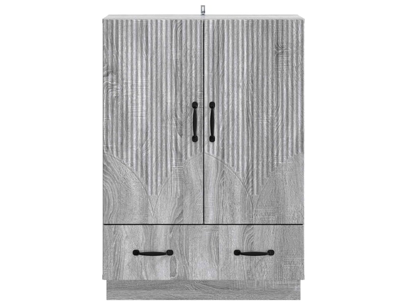 Buffet - bahut - meuble de rangement sonoma gris 66 x 34,5 x 92 cm bois d'ingénierie - Conforama E