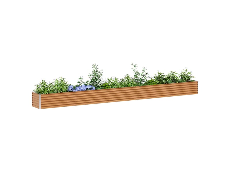  Jardinière - bac à fleurs surélevée marron clair 485 x 50 x 36 cm  - Conforama C