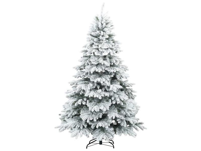  Sapin de noël, arbre de noël artificiel avec 300 led blanc 240 cm pe et pvc cf61230  - Conforama E