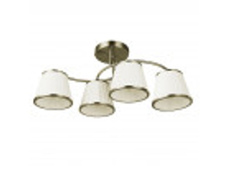 Fabrilamp lantanas, lampe classique, 4xe27, cuir et beige, 24 x 64 x 31,5 cm 151754014 - Conforama B