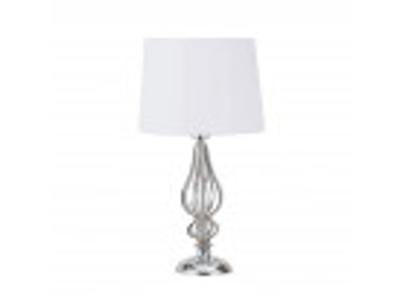  Lampe à poser fabrilamp cebrano e27 coloris chromé 55 x 30 x 30 cm 137671020 - Conforama B