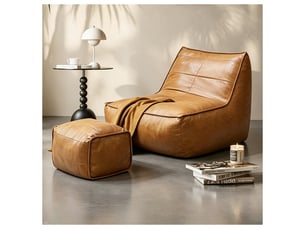 Fauteuil fixe PANGIVO T3800P541221 Tissu marron