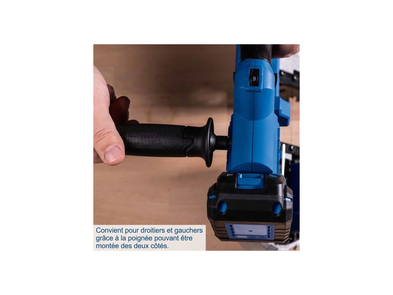  Scie a ruban metal sans fil 20v 63,5 cm 6 vitesses avec batterie 2ah et chargeur 2,4a SCH4046664269373 - Conforama B
