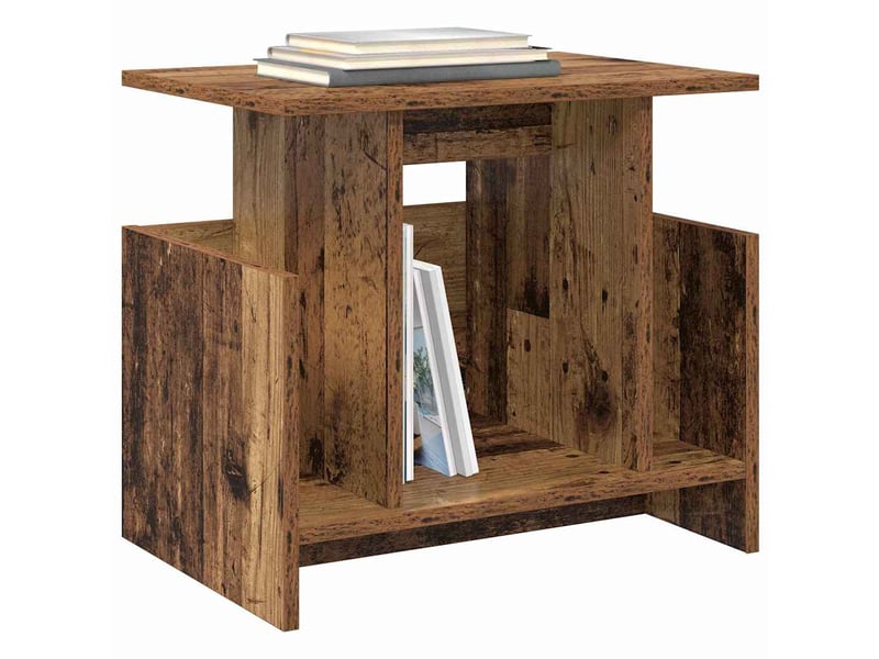  Meuble tv - banc tv - meuble de rangement 2 pcs bois ancien bois d'ingénierie  - Conforama C