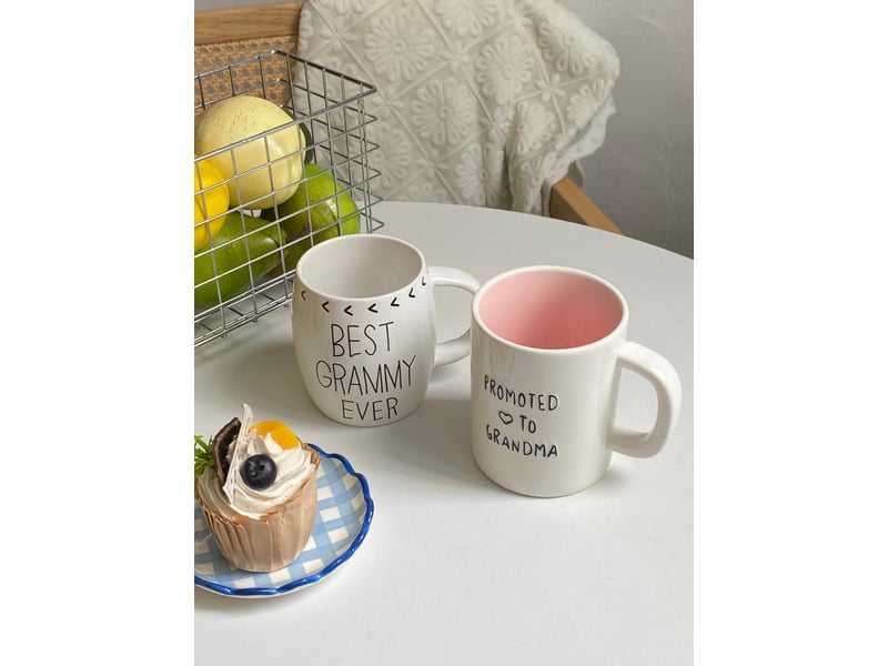  Mug rose, lettres to, 475 ml  - Conforama E