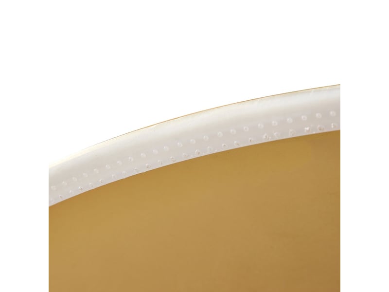 Table à manger diamètre 85 cm design moderne minimaliste table à poutres en verre hauteur 76 cm ambiance légèrement luxueuse - Conforama D