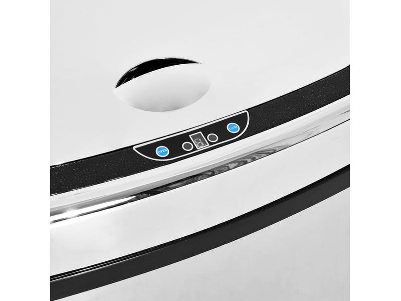  Poubelle automatique à capteur 68 l 40,5x29,5x78 cm – argent – couvercle sans contact manuel  - Conforama E