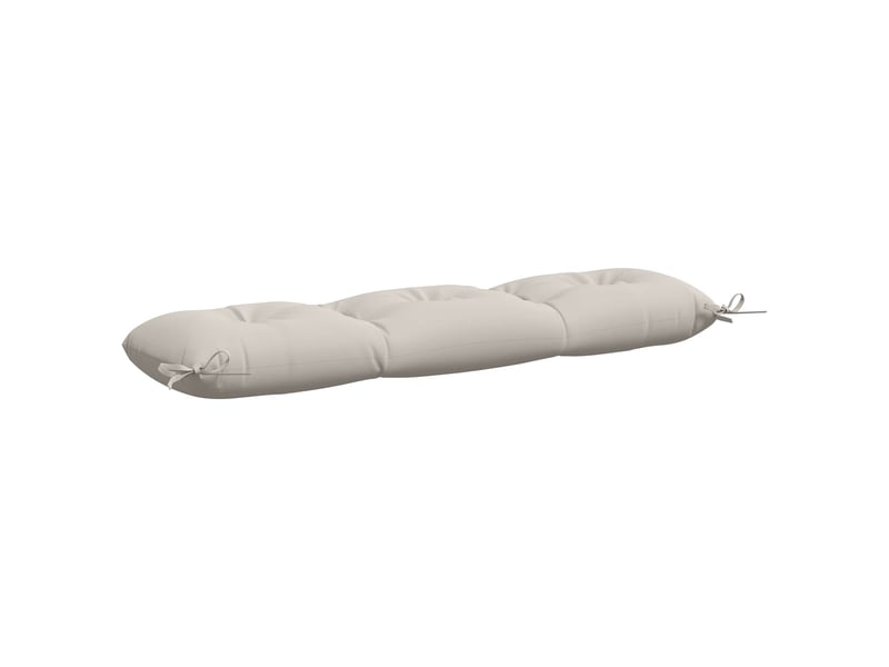 Coussin de banc, coussin d'assise, coussin de canapé vianen 100 % polyester blanc 110 x 30 x 12 cm cf53956  - Conforama D