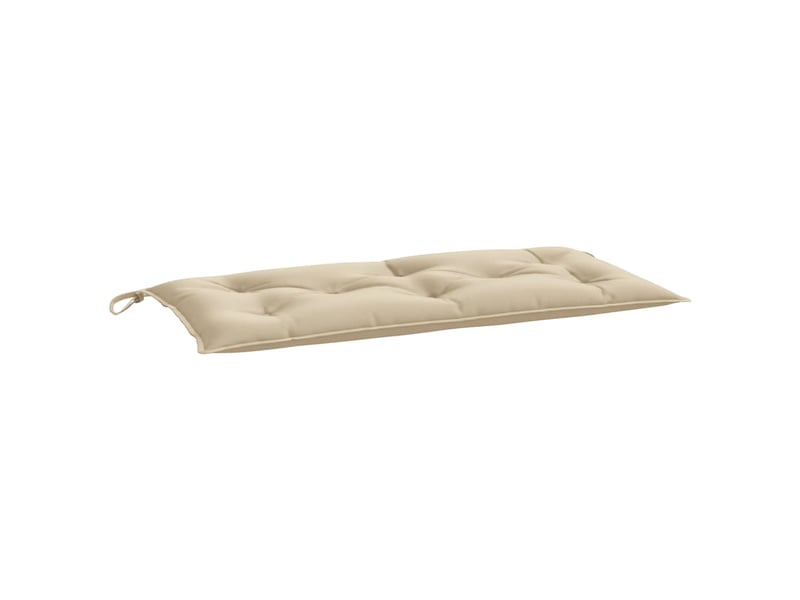  Coussin de banc de jardin, coussin d'assise beige 110x50x7 cm tissu oxford cf52650  - Conforama A