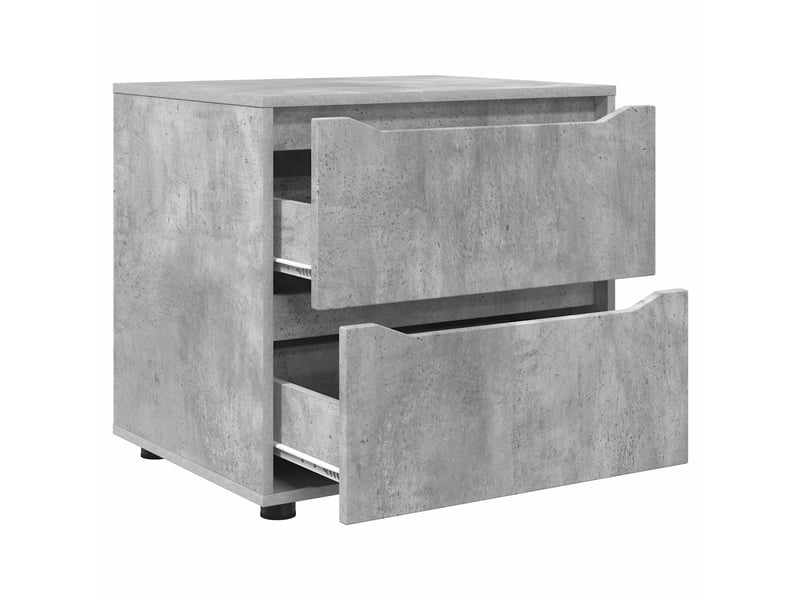  Armoire de rangement, commode de rangement 60 x 48 x 57 cm bois d'ingénierie shl577  - Conforama E