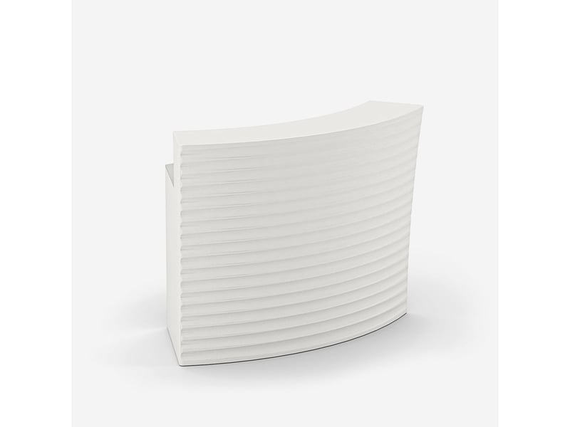  Comptoir de bar professionnel avec évier intégré hangar anthracite - blanc  - Conforama B