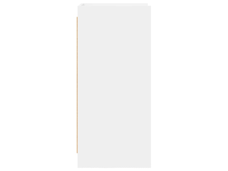 Buffet - bahut - meuble de rangement blanc 40 x 36 x 80 cm bois d'ingénierie  - Conforama E