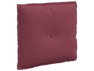 Coussin de dos, coussin de dossier bordeaux 50 x 19 x 45 cm tissu cf54599