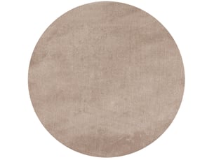 Tapis lavable rond en microfibre douce - beige 160x160cm