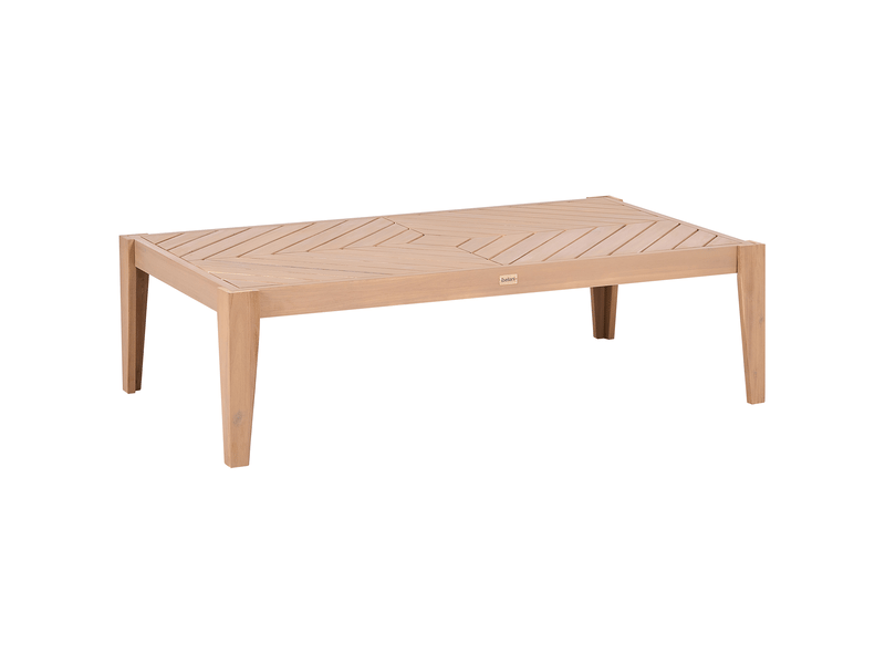Table basse de jardin rivello 123 cm 68 cm acacia marron clair - Conforama A