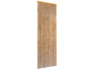 Rideau de porte anti-insectes, moustiquaire pour camping-car bambou 56 x 185 cm cf43604