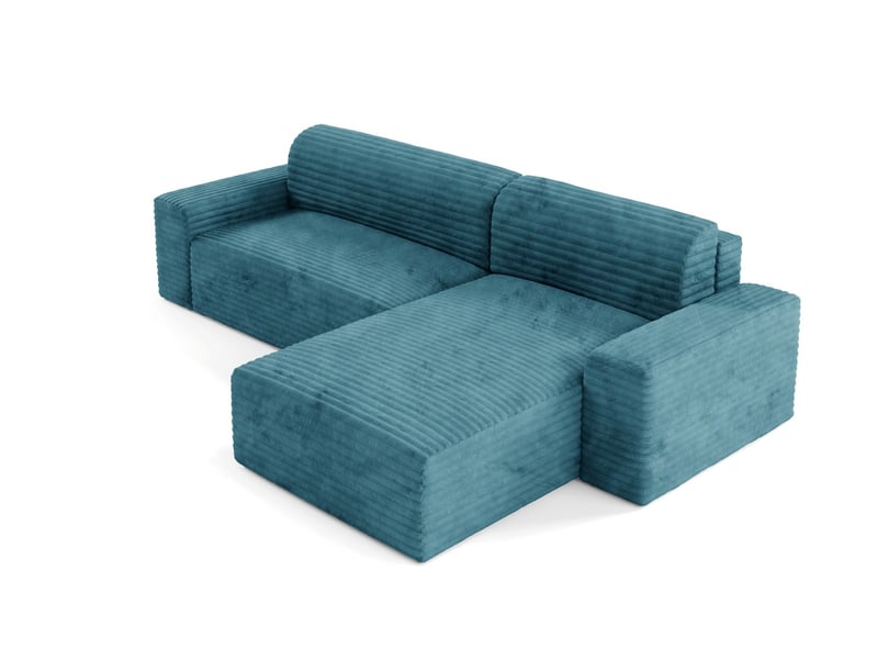  Canapé d’angle coco l avec fonction de couchage couleur : tilia 75  - Conforama D