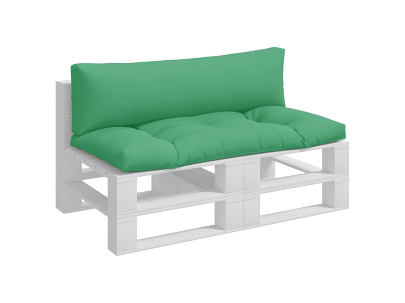  Lot de 2 coussins de palette, coussins de canapé vert tissu cf59635  - Conforama C
